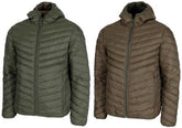 Thermojacke, wendbar, gesteppt, oliv/braun