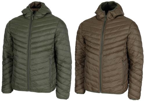 Thermojacke, wendbar, gesteppt, oliv/braun