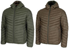 Thermojacke, wendbar, gesteppt, oliv/braun