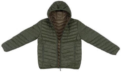 Thermojacke, wendbar, gesteppt, oliv/braun