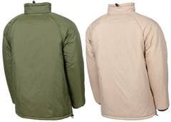 Brit. Thermojacke, wendbar, oliv/khaki, große Größen