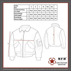 US CWU Pilotenjacke, oliv