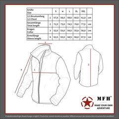Fleece-Jacke, "Arber", schwarz