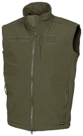 Softshell Weste, "Allround", oliv