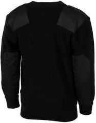 BW Pullover, mit Brusttasche, schwarz