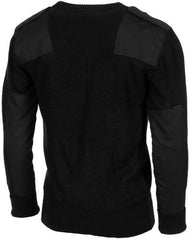BW Pullover, mit Brusttasche, schwarz