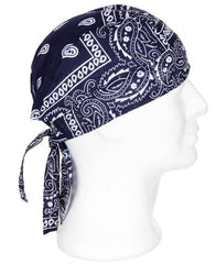 Headwrap, paisley-navyblau