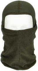 Rundschal, Fleece, oliv, mit Kopfteil