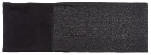 Rundschal, Fleece, schwarz