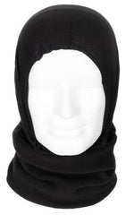 Rundschal, Fleece, schwarz