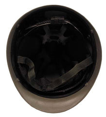 US Helm, Kunststoff, mit Stoffbezug, woodland