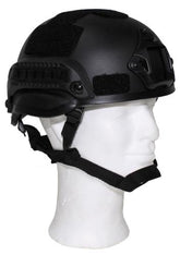US Helm, "MICH 2002", Rails, schwarz, ABS-Kunststoff