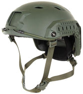 US Helm, FAST-Fallschirmjäger, oliv, Rails, ABS-Kunststoff