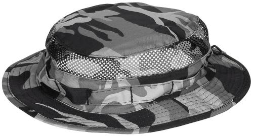 Buschhut, "Mesh Boonie", grey camo