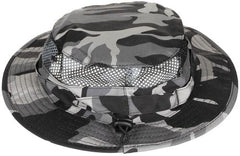 Buschhut, "Mesh Boonie", grey camo
