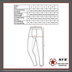 BW Unterhose, lang, oliv