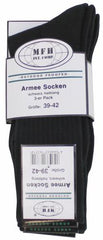 Army Socken, schwarz, halblang, 3er Pack