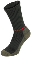 Trekkingsocken, "Lusen", oliv, Frotteesohle