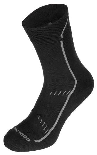 Trekkingsocken, "Arber", gepolsterte Sohle, schwarz