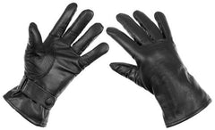BW Lederhandschuhe, schwarz