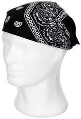 Bandana, schwarz-weiß, ca. 55 x 55 cm, Baumwolle