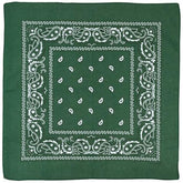 Bandana, oliv-weiß, ca. 55 x 55 cm, Baumwolle