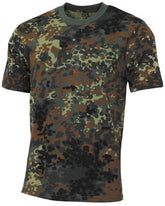 Kinder T-Shirt, "Basic", flecktarn, 140-145 g/m²