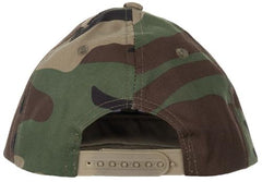 Kinder BB Cap, mit Schild, größenverstellbar, woodland