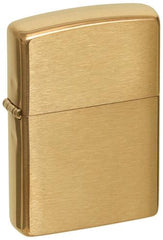 Feuerzeug, Zippo, "Brushed Brass", unbefüllt
