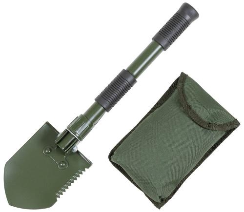 Mini Klappspatenset, 3 in 1, oliv