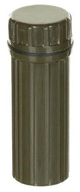 Wasserdichte Box, rund, oliv