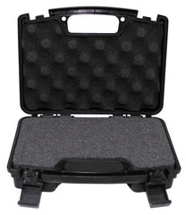 Pistolen-Koffer, Kunststoff, klein, abschließbar, schwarz