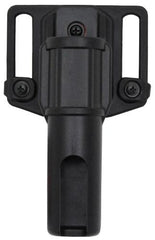 Schlagstockhalter, 12 cm, drehbar, schwarz