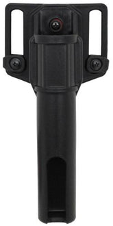 Schlagstockhalter, 16 cm, drehbar, schwarz
