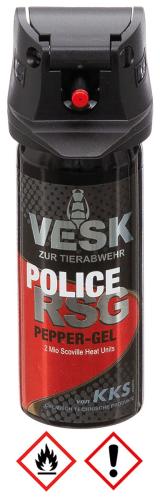 Pfeffer-Spray, Gel, 50 ml, RSG-Police, (VERKAUF NUR EU)