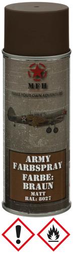 Army Farbspray, BRAUN, matt, 400 ml