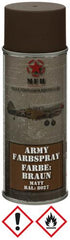 Army Farbspray, BRAUN, matt, 400 ml