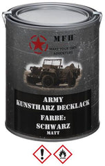 Army Lack, SCHWARZ, matt, Dose, 1 l