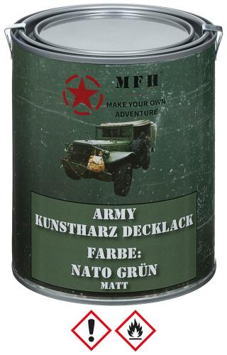 Army Lack, NATO GRÜN, matt, Dose, 1 l