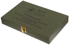 Reinigungsset, für Gewehr und Pistole, Multikaliber, Holzbox