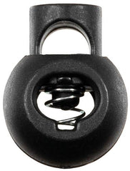 Kordelstopper, schwarz, 10 Stk. im Pack