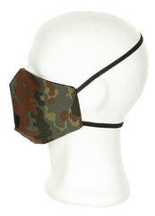 Mund- und Nasenmaske, flecktarn