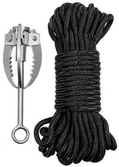 Wurfanker, Metall, klappbar, mit Seil