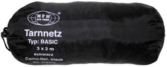 Tarnnetz, 2 x 3 m, "Basic", schwarz