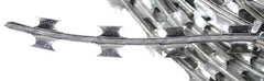 Stacheldraht, Metall verzinkt, ca. 50 m, Durchmesser 30 cm
