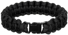 Armband, "Parachute Cord", schwarz, Breite ca. 1,9 cm