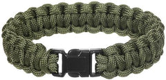Armband, "Parachute Cord", oliv, Breite ca. 1,9 cm