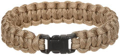 Armband, "Parachute Cord", coyote tan, Breite ca. 1,9 cm