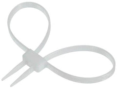 Kunststoffhandschellen, 10 St./Pack, 70 x 1,2 cm, weiß
