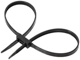 Kunststoffhandschellen, 10 St./P., 89 x 1,3cm, schwarz